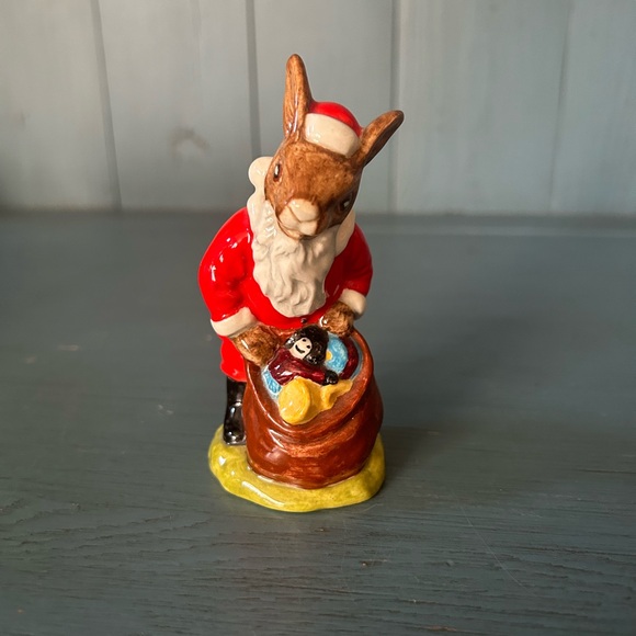 ROYAL DOULTON SANTA BUNNYKINS - "HAPPY CHRISTMAS" - EXCELLENT CONDITION! - Picture 1 of 8